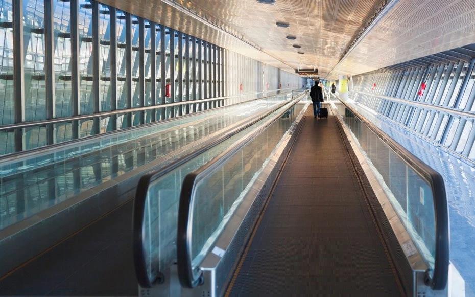 Safe And Automatic Electric Moving Walk